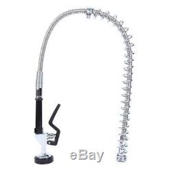 12 Inch Wall Mount Pre-rinse Faucet Commercial Kitchen Sink Pull Down Mixer Tap