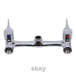 12inch Commercial Wall Mount Kitchen Sink Faucet Pull Down Sprayer Mixer Tap New
