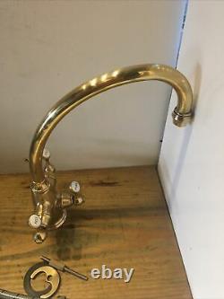 1420 Etruscan Perrin & Rowe Polished Brass Filter Lever Kitchen Mixer Taps T46