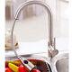 18' Kitchen Pull Out Sink Faucet Spray Mixer Tap Brushed Nickel MS7 New