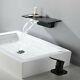2020 NEW Brass Black Bathroom Sink Waterfall Faucet Storage Rack Basin Mixer Tap