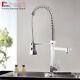 28Single Handle Pull down Square High Pressure Kitchen Brass sink Mixer Faucet