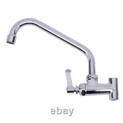 360 Rotate Commercial Kitchen Sink Faucet Mixer Tap With Pull Down Sprayer