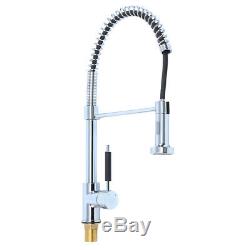 360° Rotation Kitchen Faucet Swivel Spout Pull Down Sink Single Hole Mixer Tap