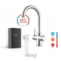 3 Way Instant Boiling Water Kitchen Tap Cold Water Filter & Digital Heating Tank