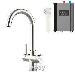3 Way Instant Boiling Water Kitchen Tap Cold Water Filter & Digital Heating Tank