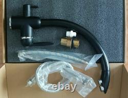 3 Way Kitchen Tap Supply Spout Sink Mixer Filter RO Black Drinking Faucet US