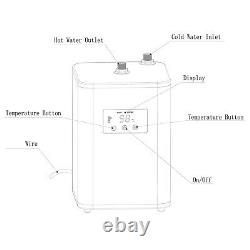3 Way Matte Black Instant Boiling Water Tap Water Filter & Digital Heating Unit
