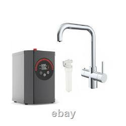 3 in 1 instant boiling water tap with cold, hot and filtered boiling water