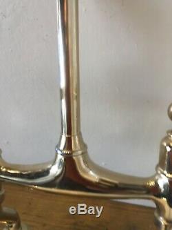 4193 Perrin & Rowe Brass Ionian Lever Kitchen Mixer Taps- Ideal Belfast Sink