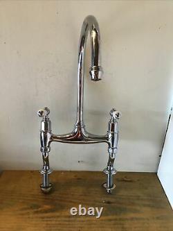 4193 Perrin & Rowe Chrome Ionian Lever Kitchen Mixer Taps Ideal Belfast Sink T60
