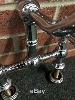 4751 Provence Perrin & Rowe Lever Mixer Taps Ideal Belfast Butler Sink Chrome