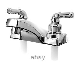 4 2 handle 3 Tap Bathroom Kitchen Sink Basin Faucet Vanity (Case of 12)