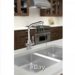 AQUAPHOR 3 Way Tap For Filtered Water Kitchen Sink Mixer Tap Twin Lever
