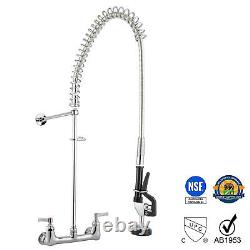 Aquaterior Commercial Pre-Rinse Faucet Kitchen Sink Faucet Pull Down Mixer Tap
