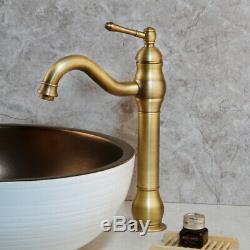 Art Ceramic Wash Basin Round Vessel Sink+Waste Drain+Mixer Faucet Set