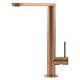 Astini Mesa Brushed Copper Stainless Steel Single Lever Kitchen Sink Mixer Tap