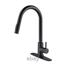 Automatic Sensor Touch Kitchen Sink Faucet Brushed Nickel with Pull Down SprayUn