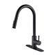 Automatic Sensor Touch Kitchen Sink Faucet Brushed Nickel with Pull Down Sprayf8