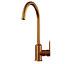 Avon Kitchen Tap, Sink Mixer with Swivel Spout & Single Lever Brushed Copper