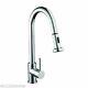 BRISTAN Apricot Monobloc Sink Mixer with Pull Out Spray Chrome APR PULL SNK C