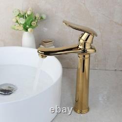 Bathroom Basin Sink Faucet Cold Hot Mixer Tap Kitchen Wash Faucets Rotate Spout