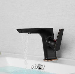 Bathroom Basin Sink Faucet Hot Cold Spout Mixer Tap ORB Single Handle Brass G37