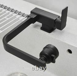 Bathroom Basin Sink Faucet Hot Cold Sprayer Mixer Kitchen Tap Brass Deck Mounted