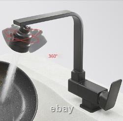 Bathroom Basin Sink Faucet Hot Cold Sprayer Mixer Kitchen Tap Brass Deck Mounted