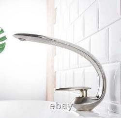 Bathroom Basin Sink Faucet Mixer Hot Cold Wash Tap Single Handle Hole Deck Mount