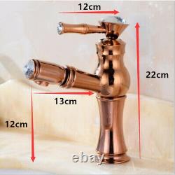 Bathroom Basin Sink Faucet Pull Out Spray Spout Nozzle Hot Cold Mixer Tap Brass