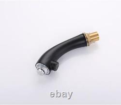 Bathroom Basin Sink Faucet Rotate Hot Cold Water Tap Mixer Hand Push Switch Tap