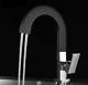 Bathroom Brass Kitchen Sink Faucet Double Nozzle Wash Spout Square Mixer Tap N89