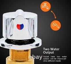 Bathroom Cabin Faucet Mixing Valve Tap Cold and Hot Durable Copper Shower Room