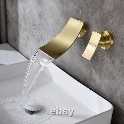 Bathroom Faucet Waterfall Single Handle Sprayer Vanity Sink Kitchen Mixer Tap