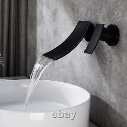 Bathroom Faucet Waterfall Single Handle Sprayer Vanity Sink Kitchen Mixer Tap