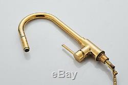 Bathroom Kitchen Sink Faucet Mixer Hot Cold Brass Tap Pull Out Sprayer Swivel