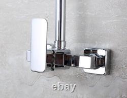 Bathroom Kitchen Sink Faucet Mixer Swivel Spout Basin Tap Wall Mount Hole Handle