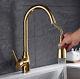 Bathroom Kitchen Sink Faucet Mixer Swivel Spout Pull Out Sprayer Single Handle