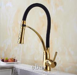 Bathroom Kitchen Sink Faucet Mixer Swivel Spout Tap Brass Plastic Single Handle