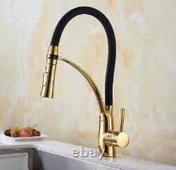 Bathroom Kitchen Sink Faucet Mixer Swivel Spout Tap Brass Plastic Single Handle