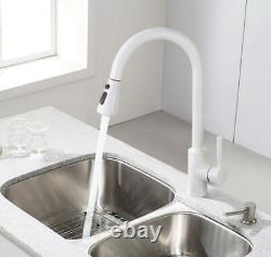 Bathroom Kitchen Sink Faucet Tap Pull Out Mixer Nozzle Head Hot Cold Single Hole