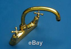 Bi-Flo MIXER TAP belfast sink faucet vintage brass retro Made in UK