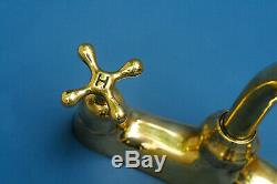Bi-Flo MIXER TAP belfast sink faucet vintage brass retro Made in UK