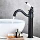 Black Brass 360° Swivel Basin Mixer Sink Kitchen Faucet Tap Ceramic Handle US