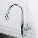 Black Pull Out Kitchen Faucets Tap Brushed Gold Pull Down Mixer Rotating Sinks