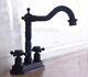 Black oil Antique Brass Swivel Kitchen Sink Faucet Mixer Basin Tap Pnf240