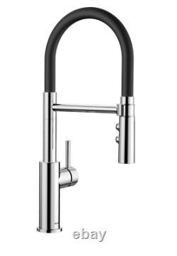 Blanco Catris-s Pull Out Kitchen Tap Chrome/black High Pressure Rrp £400