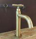 Brass Basin Sink Kitchen Faucet Tap Cross Spigot Vintage Water Home Decor Living