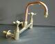 Brass & Copper Mixer Taps Wall Mounted Taps Ideal Belfast Sink Refurbed Taps